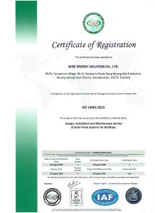 ISO 9001 14001 wise energy certificate